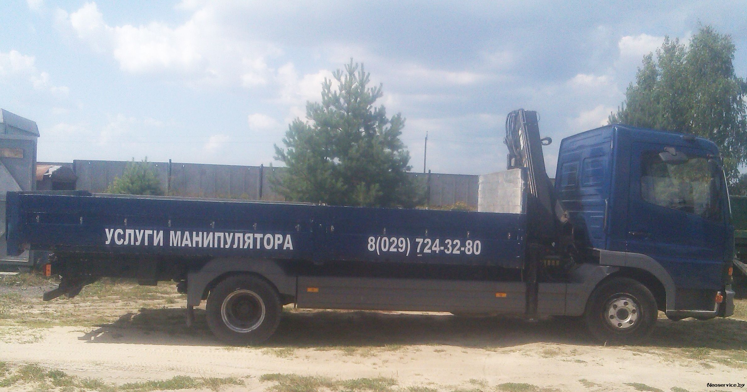 Mercedes Benz Atego с манипулятором